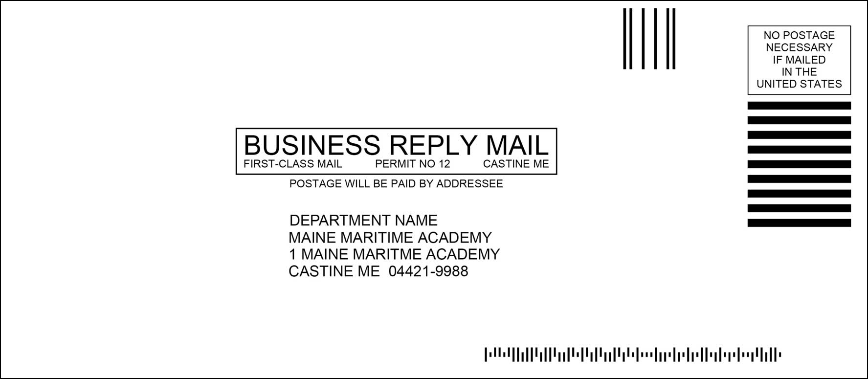 Business Reply Envelope Artwork - BISUNIS Pertaining To Usps Business Reply Mail Template